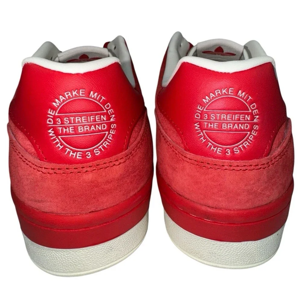 Adidas Size 19 Red Sneaker Shoe Rivalry Low Scarlet Big TaIl Rare Size Retro New